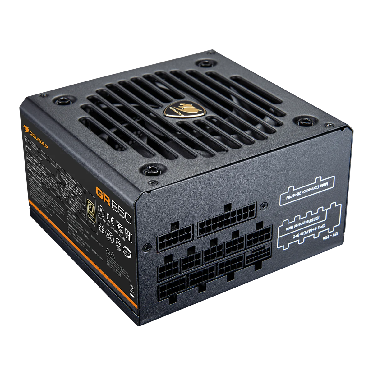 【COUGAR 美洲獅】GR 850W 全模組 金牌 電源供應器