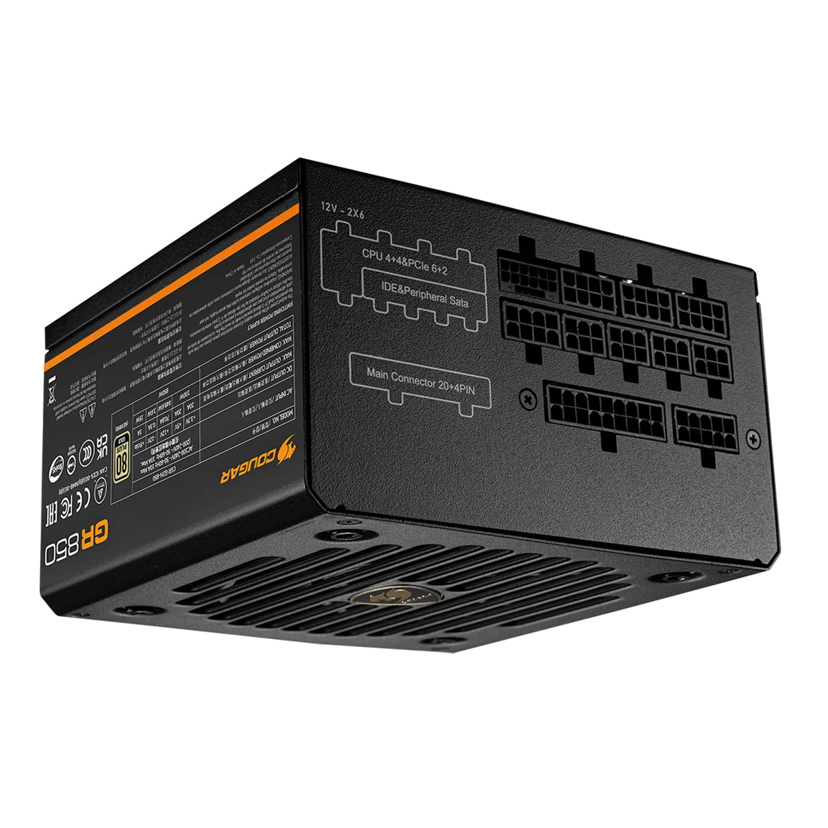 【COUGAR 美洲獅】GR 850W 全模組 金牌 電源供應器